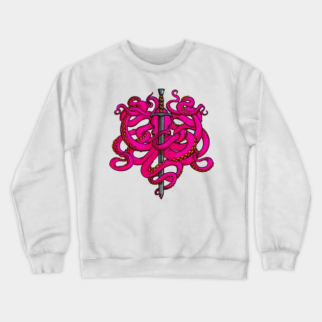 Octopus emblem Crewneck Sweatshirt by ruhefuchs